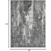image:imageLUXE WEAVERS Euston Collection DBlueLBlue 8x10 Modern Abstract Area RugDark Grey