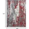 image:imageLUXE WEAVERS Euston Collection DBlueLBlue 8x10 Modern Abstract Area RugRed