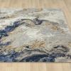 image:imageLUXE WEAVERS Marble Swirl Abstract Area Rug Gray 5x7Blue