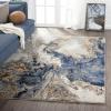 image:imageLUXE WEAVERS Marble Swirl Abstract Area Rug Gray 5x7Blue