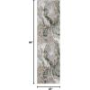 image:imageLUXE WEAVERS Marble Swirl Abstract Area Rug Gray 5x7Green
