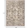 image:imageLUXE WEAVERS Moroccan Floral Vintage Red 6x9 Area RugBeige