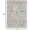 image:imageLUXE WEAVERS Vintage Floral Blue Area Rug 8x10 Area RugBlue
