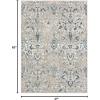 image:imageLUXE WEAVERS Vintage Floral Blue Area Rug 8x10 Area RugBlue