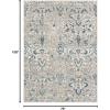 image:imageLUXE WEAVERS Vintage Floral Blue Area Rug 8x10 Area RugBlue