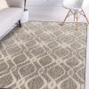 image:imageLUXE WEAVERS Diana Collection 1817 Red 8x10 Geometric Area RugDark Grey