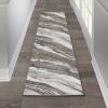 image:imageLUXE WEAVERS Lagos Collection 7983 Abstract Brown 4x5 Art Deco Geometric Area RugGrey
