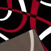 image:image2305 Geometric Abstract Yellow 5x7 Area Rugs for Living RoomRed