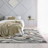 image:imageLUXE WEAVERS Marble Patterned Abstract Swirl Blue 8x10 Area RugGrey