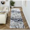 image:imageLUXE WEAVERS Marble Swirl Gold 2x8 Area RugBlue
