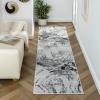 image:imageLUXE WEAVERS Marble Swirl Gold 2x8 Area RugGrey