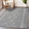 image:imageLUXE WEAVERS Daphnes Cream 9x12 Boho Moroccan Geometric Area Rug 2735Grey