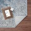 image:imageLUXE WEAVERS Florance Collection 86328 Gold 8x10 Modern Geometric Area RugBlue