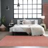 image:imageLUXE WEAVERS Fluffy Shag White 5x7 Area RugBlush