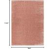 image:imageLUXE WEAVERS Fluffy Shag White 5x7 Area RugBlush