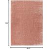 image:imageLUXE WEAVERS Fluffy Shag White 5x7 Area RugBlush