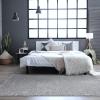 image:imageLUXE WEAVERS Fluffy Shag White 5x7 Area RugLight Gray
