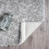 image:imageLUXE WEAVERS Fluffy Shag White 5x7 Area RugLight Gray