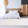 image:imageLUXE WEAVERS Geometric Shapes Cream 6x9 Area Rug Modern CarpetCream
