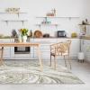 image:imageLUXE WEAVERS Modern Abstract Marble Ivory 5x7 Area Rug High Low Textured Living Room CarpetIvory
