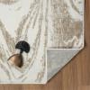 image:imageLUXE WEAVERS Modern Abstract Marble Ivory 5x7 Area Rug High Low Textured Living Room CarpetIvory