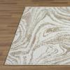 image:imageLUXE WEAVERS Modern Abstract Marble Ivory 5x7 Area Rug High Low Textured Living Room CarpetIvory