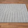 image:imageLUXE WEAVERS Modern Geometric Cream 2x3 Area RugSilver