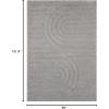 image:imageLUXE WEAVERS Modern Geometric Cream 2x3 Area RugSilver