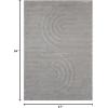 image:imageLUXE WEAVERS Modern Geometric Cream 2x3 Area RugSilver
