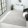 image:imageLUXE WEAVERS Modern Geometric Cream 2x3 Area RugSilver