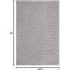 image:imageLUXE WEAVERS Modern Geometric Cream 2x3 Area RugSilver