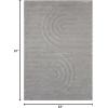image:imageLUXE WEAVERS Modern Geometric Cream 2x3 Area RugSilver