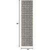 image:imageLUXE WEAVERS Modern Geometric Dots Cream 2x8 Area RugAnthracite