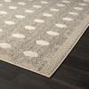 image:imageLUXE WEAVERS Modern Geometric Dots Cream 2x8 Area RugTaupe