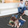 image:imageLUXE WEAVERS Modern Geometric Wave Cream 2x8 Area RugAnthracite