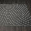 image:imageLUXE WEAVERS Modern Geometric Wave Cream 2x8 Area RugAnthracite