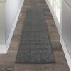 image:imageLUXE WEAVERS Modern Geometric Wave Cream 2x8 Area RugAnthracite