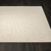 image:imageLUXE WEAVERS Modern Geometric Wave Cream 2x8 Area RugCream