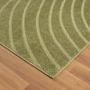 image:imageLUXE WEAVERS Modern Geometric Wave Cream 2x8 Area RugGreen