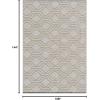 image:imageLUXE WEAVERS Moroccan Trellis White 6x9 Washable Area Rug AntiSlip Geometric CarpetBeige