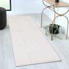 image:imageLUXE WEAVERS Geometric Checkered Cream 5x7 Area Rug High Low CarpetCream