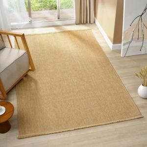 image:imageLUXE WEAVERS Modern Zig Zag Textured Cream 6x9 Area Rug Neutral CarpetJute