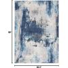 image:imageLUXE WEAVERS Contemporary Abstract Blue 8x10 Area RugBlue