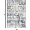 image:imageLUXE WEAVERS Distressed Plaid Abstract Modern Farmhouse Blue 5x7 Area RugBlue