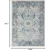 image:imageLUXE WEAVERS Euston Collection 8060 Blue 5x7 Modern Oriental Area RugIvory