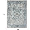 image:imageLUXE WEAVERS Euston Collection 8060 Blue 5x7 Modern Oriental Area RugIvory