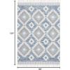 image:imageLUXE WEAVERS Ibiza Collection 7898 Black 5x7 Moroccan Area RugBlue