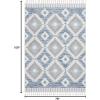 image:imageLUXE WEAVERS Ibiza Collection 7898 Black 5x7 Moroccan Area RugBlue