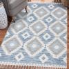 image:imageLUXE WEAVERS Ibiza Collection 7898 Black 5x7 Moroccan Area RugBlue