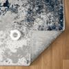 image:imageLUXE WEAVERS Modern Abstract High Low Texture Area RugAnthracite8X10Blue